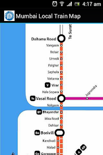 Mumbai Local Train Map