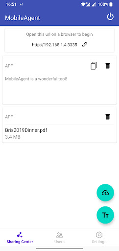 MobileAgent - Sharing for Me Screen 2