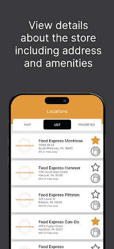 Food Express Screen 2