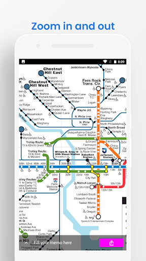 Philadelphia Bus Subway Map Screen 3