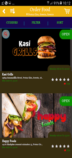 Eaters Food & Grocery Screen 2