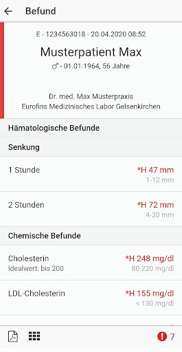 Android application GeLaMed screenshort