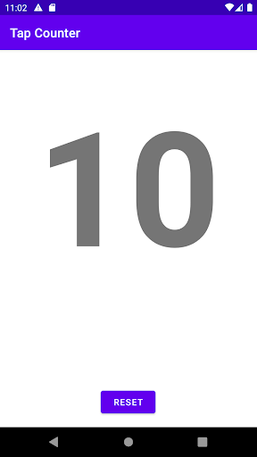 Tap Counter Screen 2