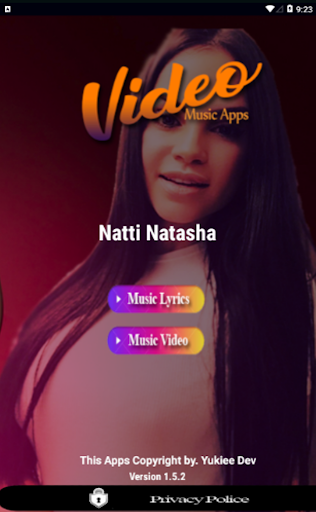 Android application Natti Natasha - Que Mal Te Fue screenshort