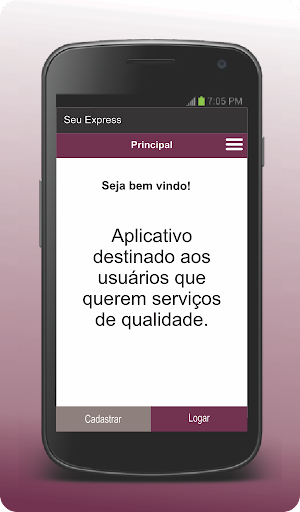 Android application Seu express - Cliente screenshort