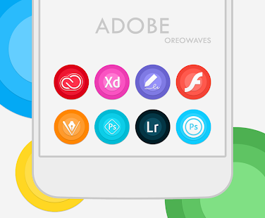 OreoWaves Icon Pack Tangkapan layar