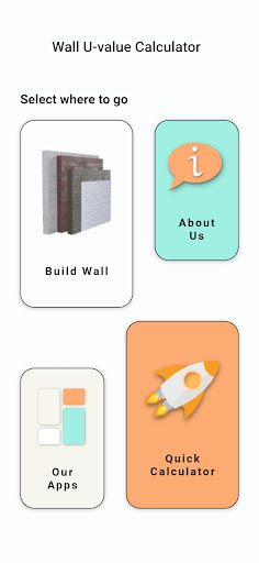 U-value Calculator Lite Screen 2