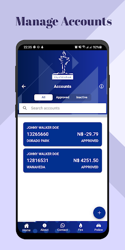 Android application City of Windhoek screenshort