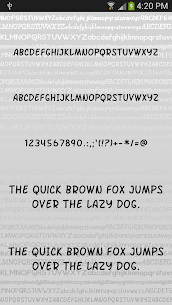 Hand fonts for FlipFont For PC installation