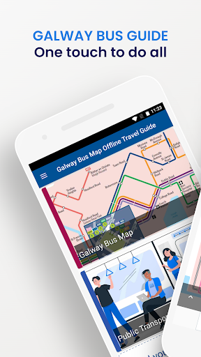 Android application Galway Bus Map Offline screenshort