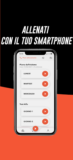 Android application B - Personal Coach screenshort