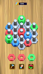 Bolts Sort: Color Puzzle