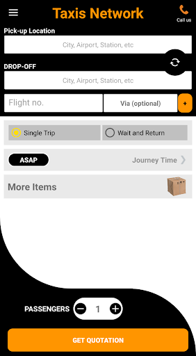 Taxis Network Screen 2