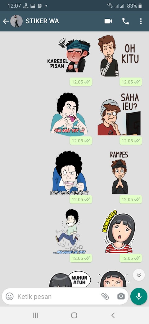 Stiker WA Bahasa Sunda Lucu WAのおすすめ画像4