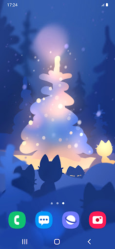 Android application Winter Magic Live Wallpaper screenshort