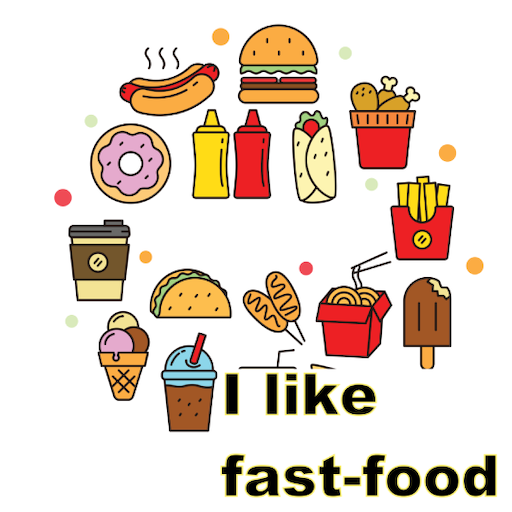 i like fast-food logo