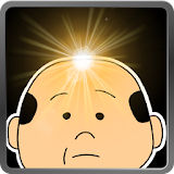 wig man flashlight (LED light) icon