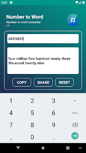 Number to word convert offline Screenshot