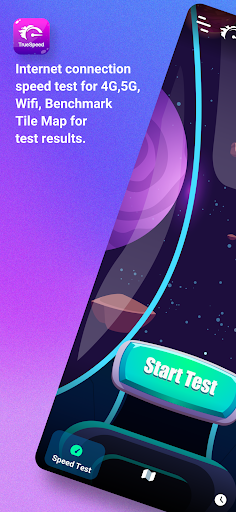 Android application Truespeed 4G, 5G, WiFi Test screenshort