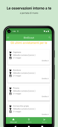 BirdScout Screen 2