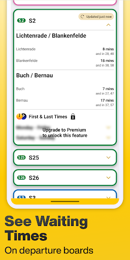 Screenshot of Berlin Subway U&S-Bahn map