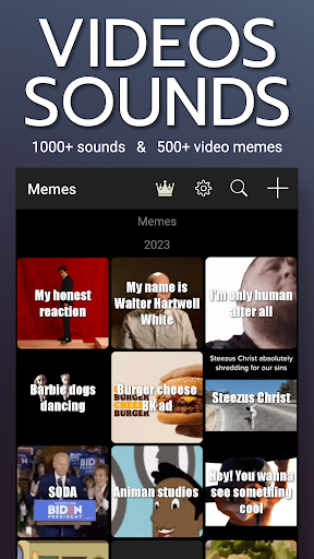 Android application Meme Soundboard 2016-2023 screenshort
