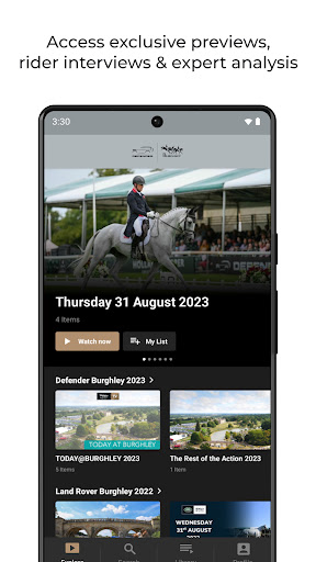 Burghley TV Screen 2