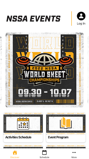 Android application NSSA Events App screenshort