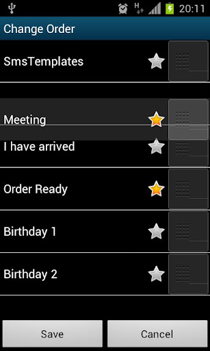 Sms Templates Lite Edition Screen 2