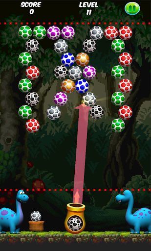 Bubble dinosaur eggs Shooter Screen 2