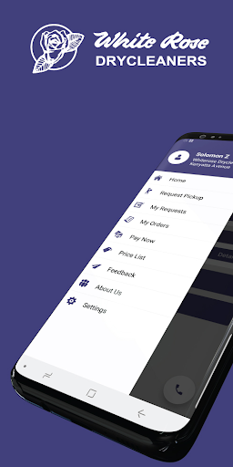 Android application Whiterose Drycleaners screenshort
