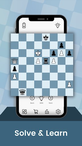 Android application Chessium: Puzzles screenshort