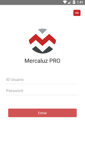 Android application Mercaluz PRO screenshort