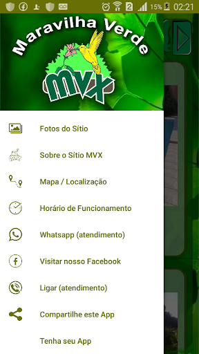 Android application Maravilha Verde de Xerém screenshort