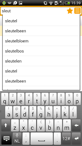 Android application Woordenboek Nederlands Prisma screenshort