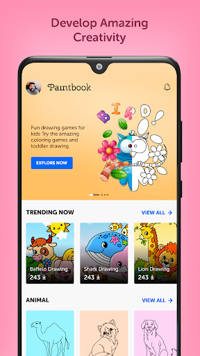 Android application Paintbook screenshort