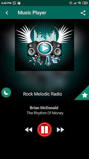 rock melodic radio Screenshot 1 - AppWisp.com