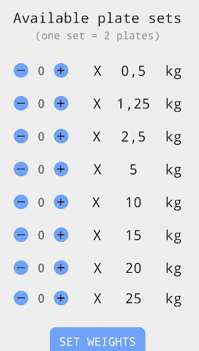 Barbell workout calculator Screenshot 3 - AppWisp.com