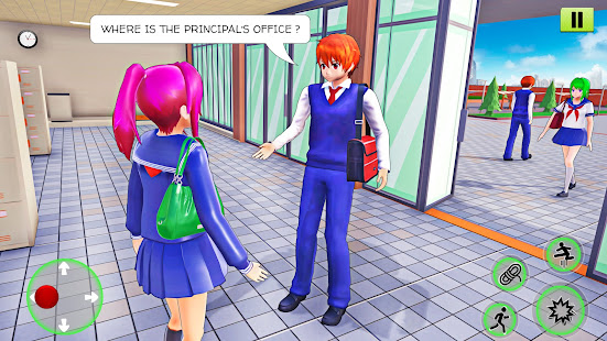 Anime Simulator Games: High School Life Games 2021 Varies with device screenshots 15
