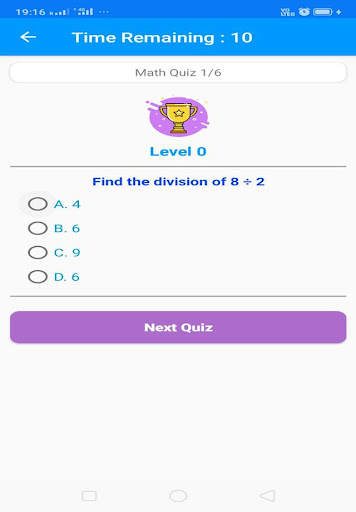 Math Quiz  A Game Of Math