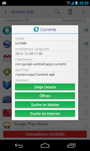 System App Entferner Screenshot
