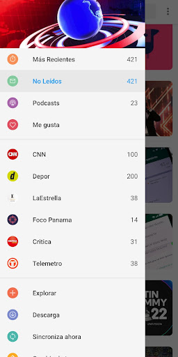 Android application Panama Noticias screenshort