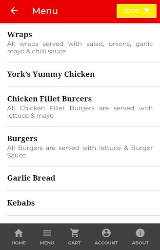 Yorks Yummy Chicken Screen 2