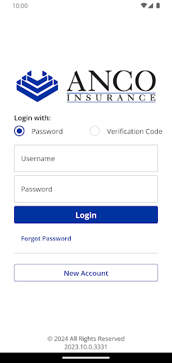 Android application ANCO Insurance Online screenshort