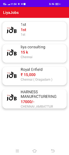 Liya Jobs Screen 2