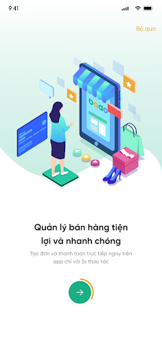 Android application Bado POS screenshort