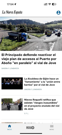 Android application LA NUEVA ESPAÑA screenshort