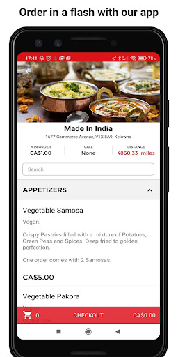 Android application Made In India screenshort
