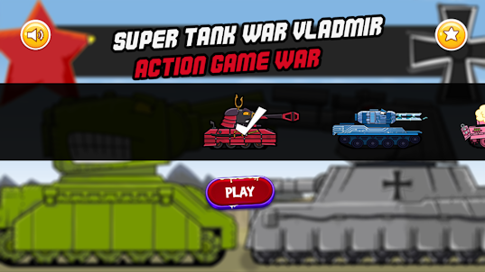 Super Tank Cartoon Rumble Game