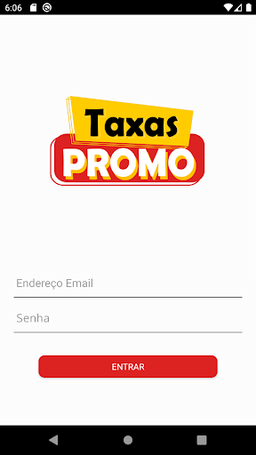 Android application TaxasPromo Vendas screenshort